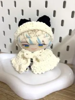 にじぱぺっと ぬい服 10cm ベレー帽 ケープ