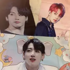 bts グク ジョングク スローガン うちわ セット マスター