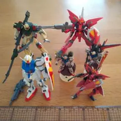 ★未開封おまけ付き　ガンダムSEED　フィギュア6体　セット　ジャンク品　レトロ