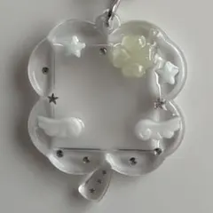 トレカケース デコ レジンキーホルダー ハンドメイド ウィッシュコア チャーム