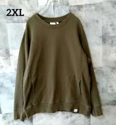 adidas Originals 2XLsize スウェット オリーブグリーン