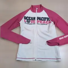 Ocean Pacific ラッシュガード ピンク/ホワイト