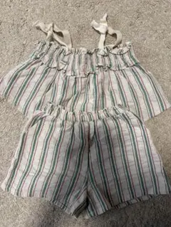 ZARA ストライプ セットアップ92サイズ