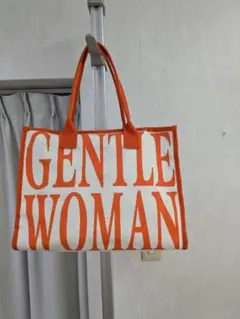 GENTLEWOMAN トートバッグ オレンジ キャンバス