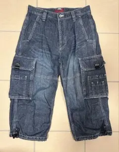 00s AIRWALK アーカイブ　7分丈　ジョーツy2k 極太　デニムショーツのサムネイル