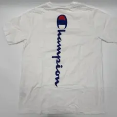 Champion ホワイト Tシャツ バックプリント
