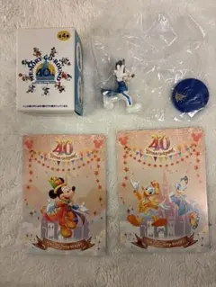 【TDL】 40周年記念ミッキーフィギュア＋限定ポストカードセット