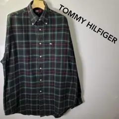 古着 TOMMY HILFIGER/トミーヒルフィガー 長袖 BDシャツ M