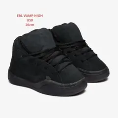 ERL VAMP HIGH US8 26cm スニーカー ブラック