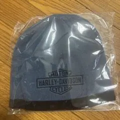 Harley-Davidson ニット帽 ビーニー ブルー ブラック