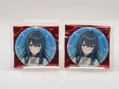 月村手毬 　缶バッジ　等身２個 　学マス　コラボカフェ