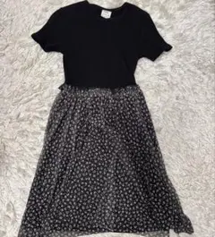 ZARA 半袖 花柄ワンピース 11-12歳
