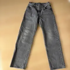 Levi's 501 グレー ストレートデニムパンツ
