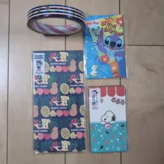 夏　ポチ袋＆テープ　セット