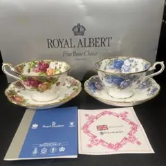 ロイヤルアルバート オールドカントリーローズ ムーンライトローズ 2客 新品箱入