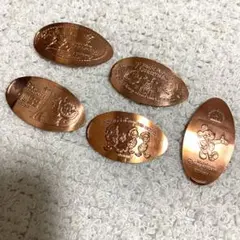 ディズニー　スーベニアメダル　5枚