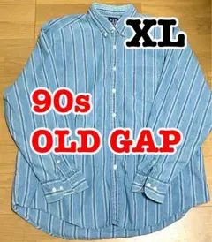 ✴︎90s OLD GAP オールドギャップ ストライプ コットンシャツ
