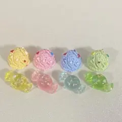アイスクリーム　キャンディ　デコパーツ　カボション