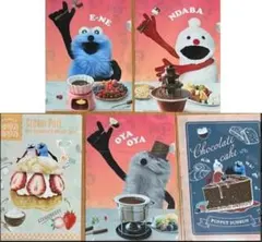 全5種セット セブンイレブン パペットスンスン クリアファイル