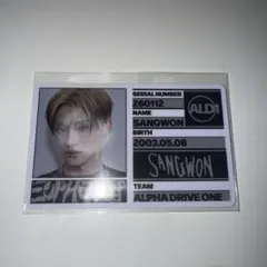 ALPHADRIVEONE ALD1 サンウォン トレカ idカード
