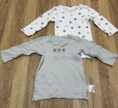 長袖肌着2点　80㎝