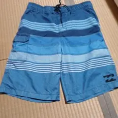Billabong メンズ サーフパンツ ブルー ボーダー柄 Mサイズ