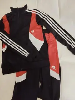 adidas ジャージ上下セット 紺/赤/白
