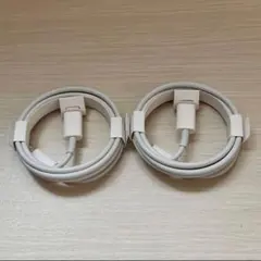 純正 Apple USB-C Lightningケーブル 2本セット