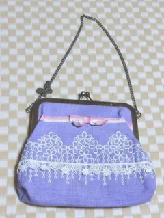 ANNA SUI がま口 ハンドバッグ