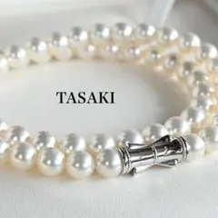 現行クラスプ✨TASAKI タサキパールネックレス アコヤ真珠 8mm ケース 