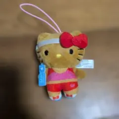 ハローキティ ぬいぐるみ マスコット ストラップ付き