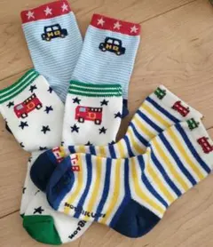 美品　ホットビスケッツ　キッズ　ベビー　靴下3足セット　13〜15㌢