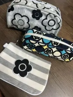 MARY QUANT マリクワ　ポーチ3点