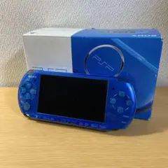 SONY PSP (PSP-3000)本体 青色 箱付き　バッテリーなし
