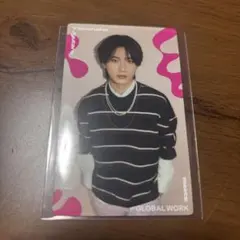 M!LK 山中柔太朗 × GLOBAL WORK　撮り下ろしトレカ