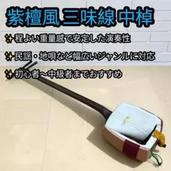 三味線 紅木 中棹 ハードケース付き 本体美品 和楽器 民族楽器 - メルカリ