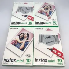 【即日発送】FUJIFILM instax mini 10枚入り4パック
