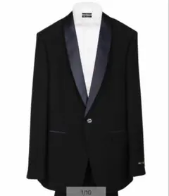 【美品】SUIT SELECT　タキシードセットアップ　ブラック　黒