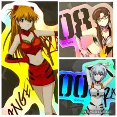 3種セット エヴァンゲリオンレーシング ホログラムステッカー レースクイーン
