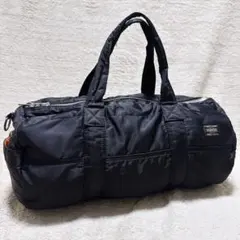 PORTER TANKER タンカー ミニボストン 黒 吉田カバン ドラム型