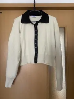 JEANASIS アイボリー 薄手カーディガン
