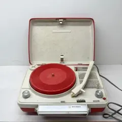 ナショナル 真空管 ポータブルレコードプレーヤー50Hz planet 50Hz地域用 青色ナショナル真空管レコードプレイヤーSF-320