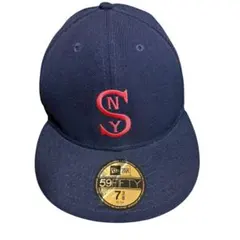SUPREME シュプリーム ニューエラ キャップ Sロゴ ネイビー
