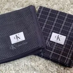 新品未使用　カルバンクライン　メンズ　ハンカチ　2枚セット
