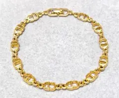 クリスチャンディオール　CDロゴ　ゴールドカラーブレスレット　43238