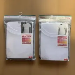 UNIQLO ヒートテック クルーネックT（半袖）メンズ L ホワイト