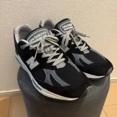 美品New Balance m990 bl2ブラック/グレー 26.5cm - メルカリ
