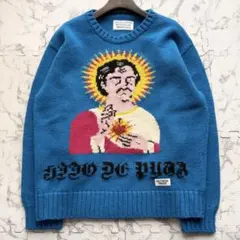 極美品✨21AW ワコマリア パブロエスコバル インターシャ ニット 即完売品