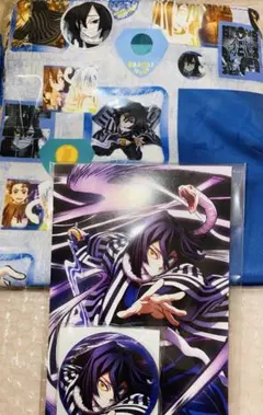 鬼滅の刃　伊黒小芭内　百景全集バッグ　ポストカード　缶バッジ