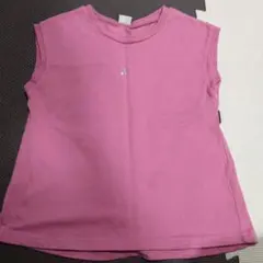 petit main ピンク ノースリーブ 120